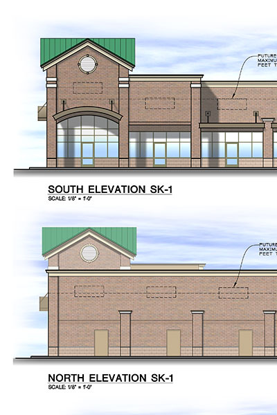 Shopping Center Elevations